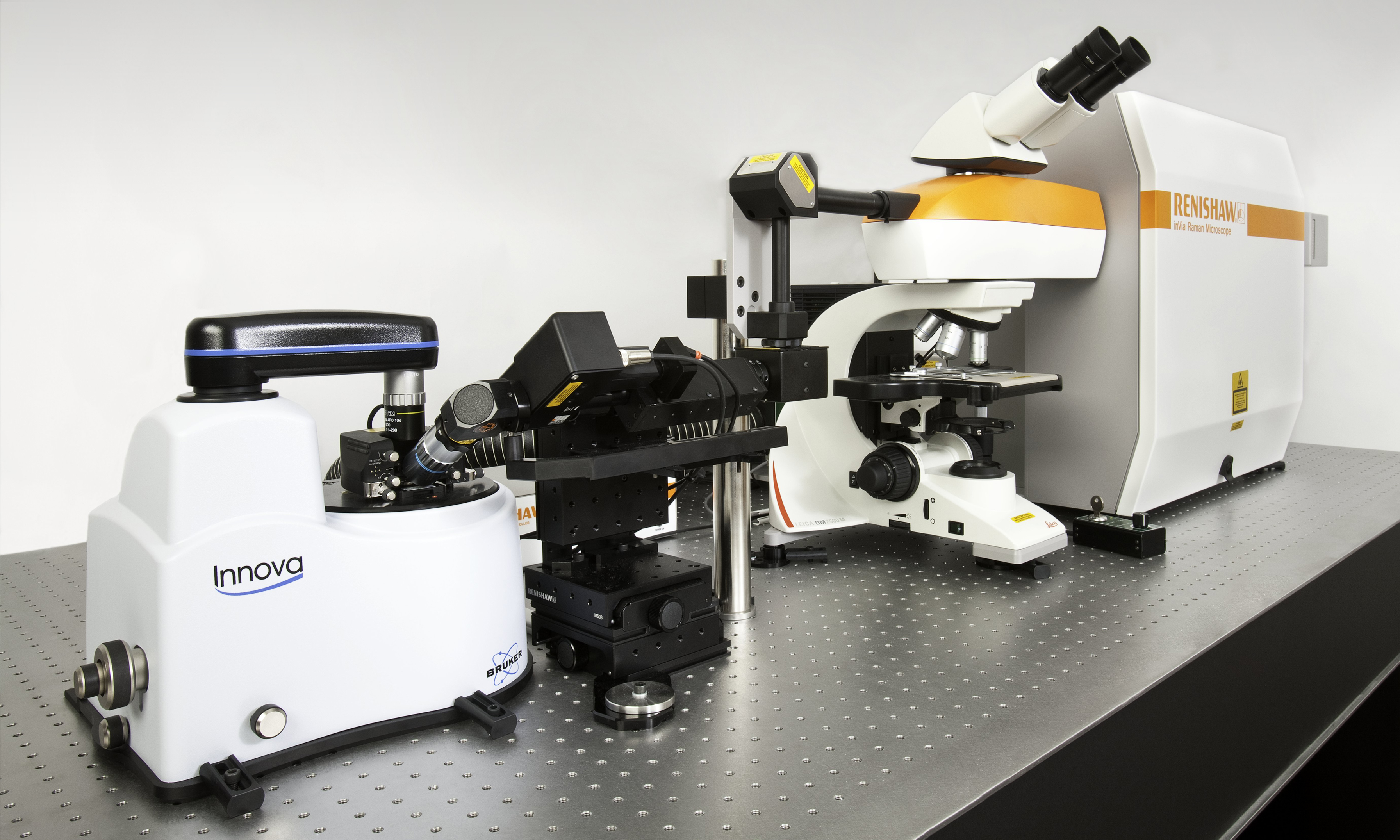 Système hybride de microscope Raman inVia